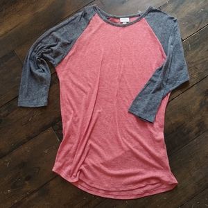 LulaRoe baseball tee